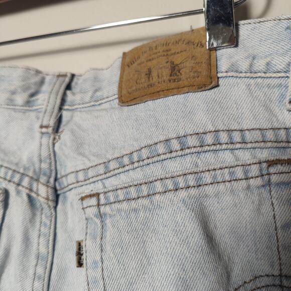 Vintage 90s Levi's Sz 12 900 Series Silvertab Loose Fit High Rise Denim Jeans - Picture 4 of 8